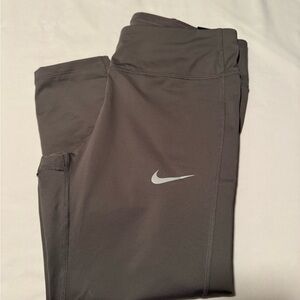 Nike Running Charcoal Gray Active Leggings